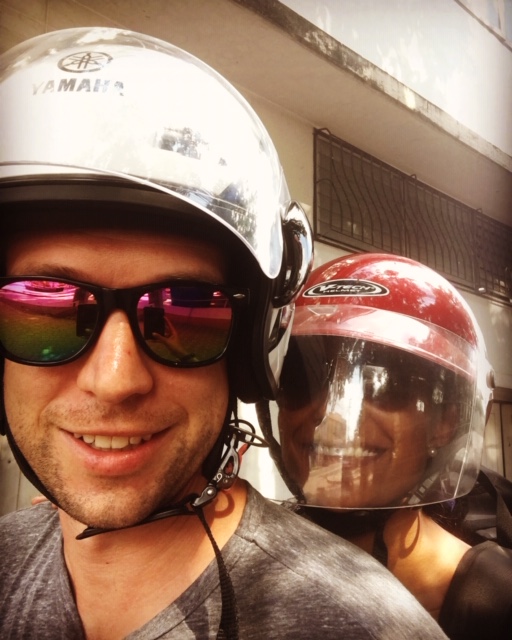 Mike and Ellen on Motorbike